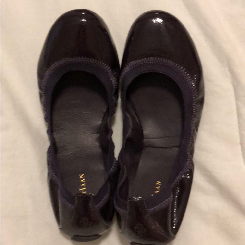 Cole Haan Purple Patent Ballerinas Sz 7.5